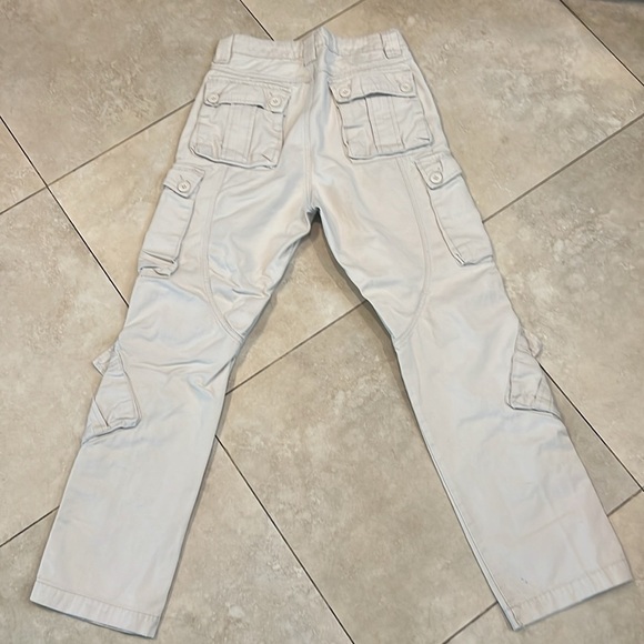 Mens Tan Cotton Cargo Pants Size 30 - Picture 5 of 6